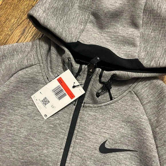 NIKE Pro Therma Fit Full Zip Fleece Jacket Large DD1878-010